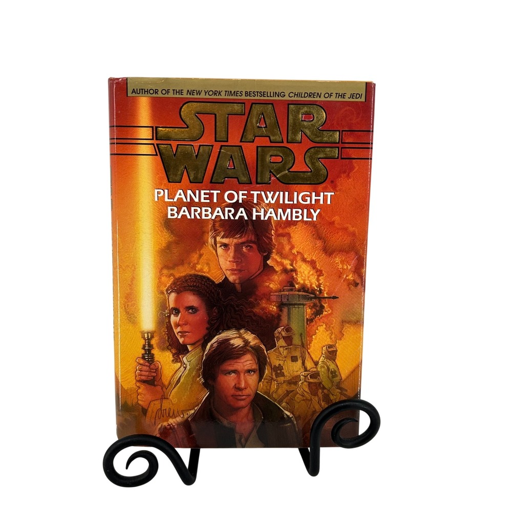 Star Wars Planet of Twilight Barbara Hambly Hardcover Book Bantam Spectra 1997